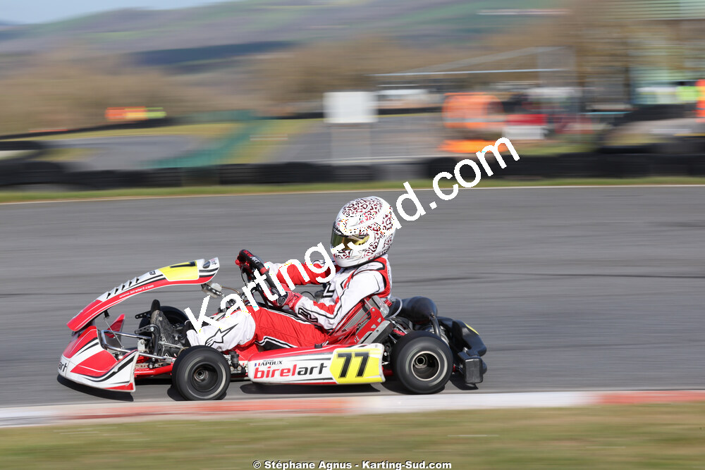 Marine APOUX — 28 & 29/03/2026 : 2ème manche Championnat du Sud 2026 à Belmont sur Rance (photos Stéphane Agnus) 2026 — karting