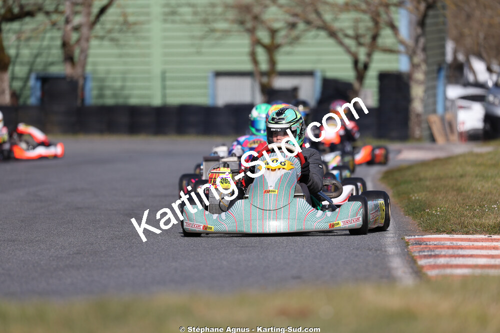 Liam BERDINEL — 28 & 29/03/2026 : 2ème manche Championnat du Sud 2026 à Belmont sur Rance (photos Stéphane Agnus) 2026 — karting