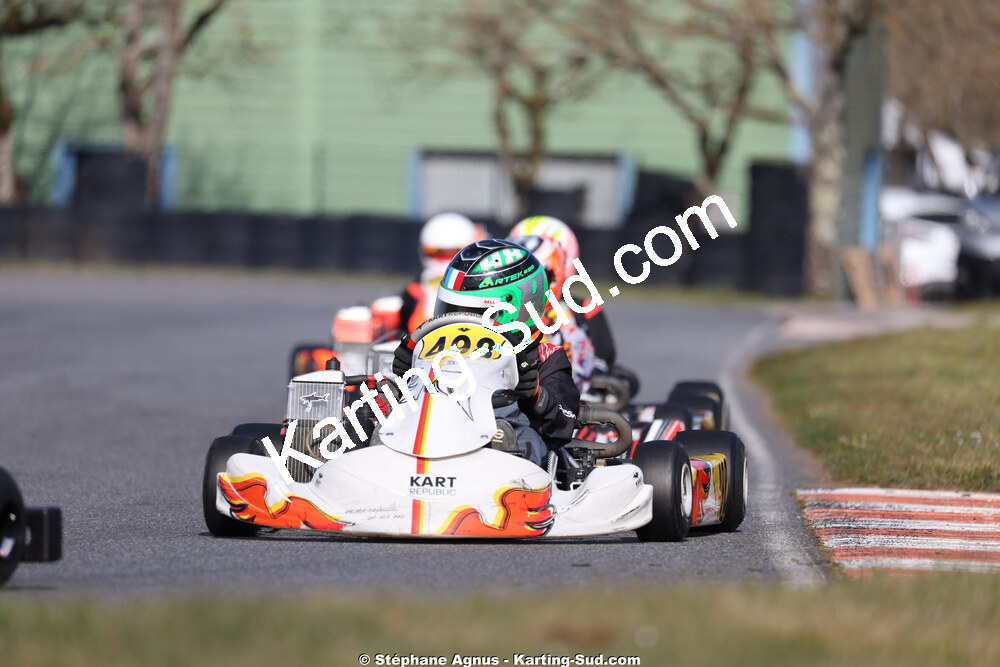 Hugo BERGERON — 28 & 29/03/2026 : 2ème manche Championnat du Sud 2026 à Belmont sur Rance (photos Stéphane Agnus) 2026 — karting