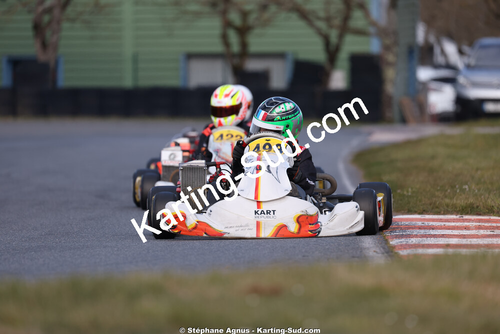 Hugo BERGERON — 28 & 29/03/2026 : 2ème manche Championnat du Sud 2026 à Belmont sur Rance (photos Stéphane Agnus) 2026 — karting