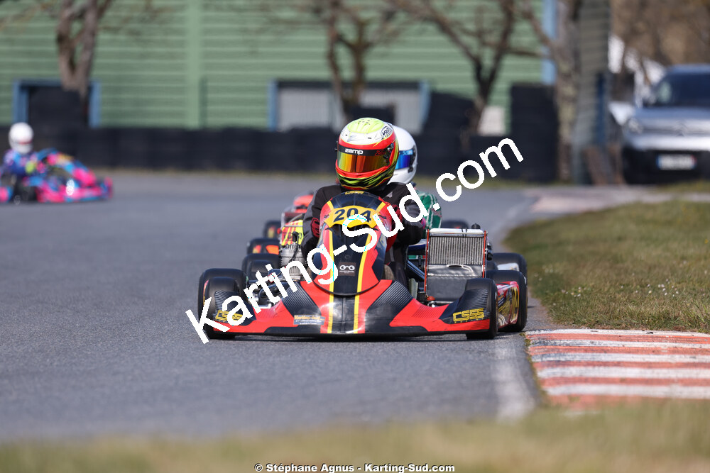 Vincent REBBERT — 28 & 29/03/2026 : 2ème manche Championnat du Sud 2026 à Belmont sur Rance (photos Stéphane Agnus) 2026 — karting