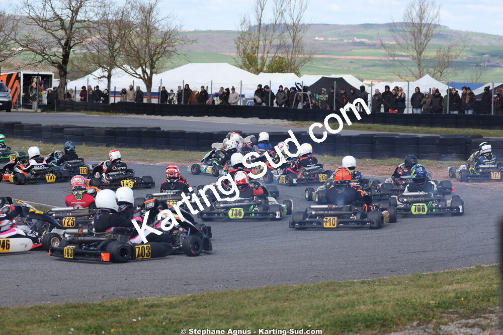 KA100 — 28 & 29/03/2026 : 2ème manche Championnat du Sud 2026 à Belmont sur Rance (photos Stéphane Agnus) 2026 — karting
