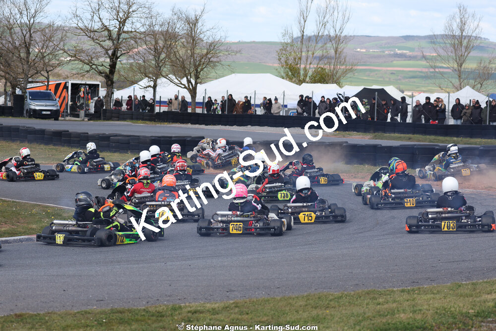 KA100 — 28 & 29/03/2026 : 2ème manche Championnat du Sud 2026 à Belmont sur Rance (photos Stéphane Agnus) 2026 — karting