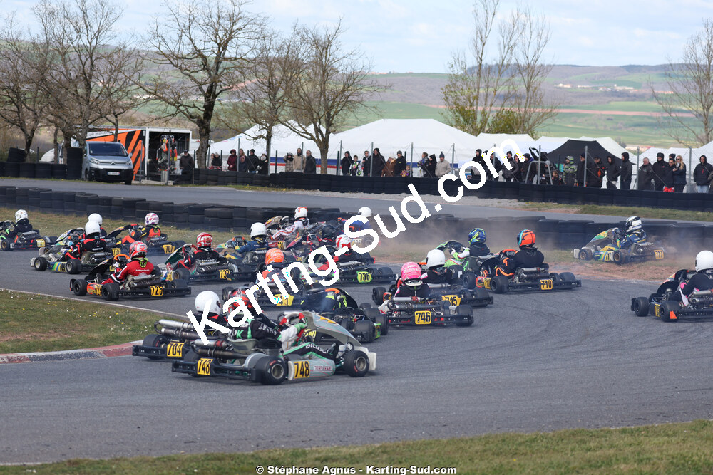 KA100 — 28 & 29/03/2026 : 2ème manche Championnat du Sud 2026 à Belmont sur Rance (photos Stéphane Agnus) 2026 — karting