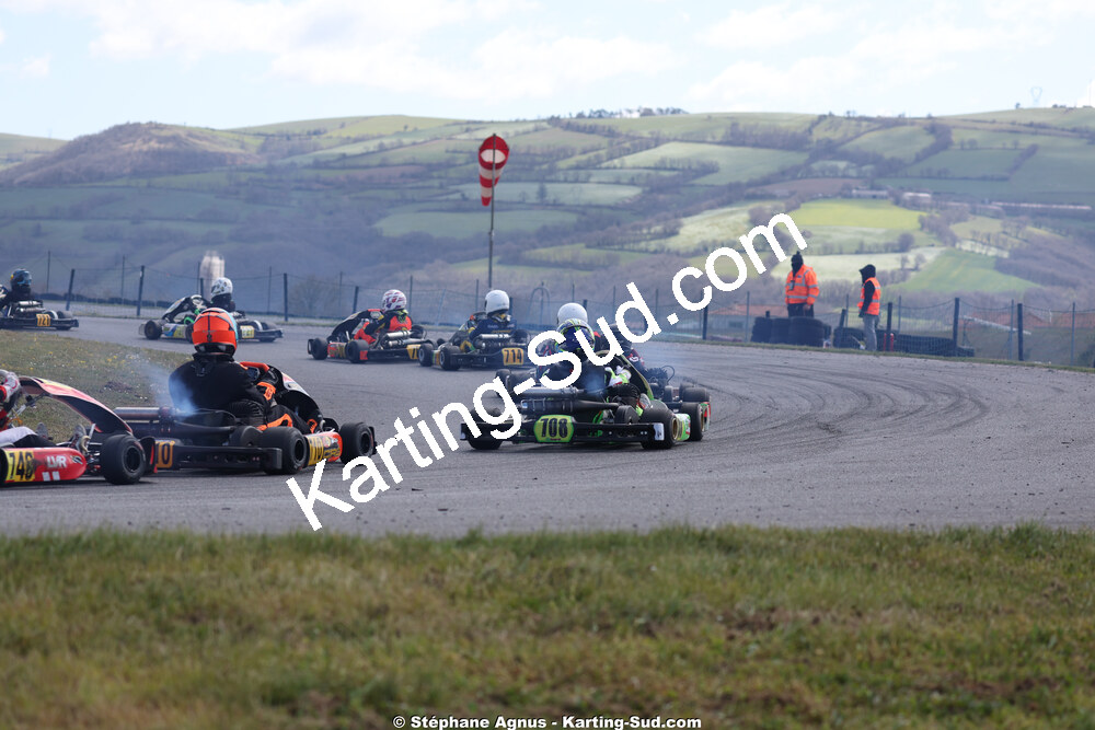 KA100 — 28 & 29/03/2026 : 2ème manche Championnat du Sud 2026 à Belmont sur Rance (photos Stéphane Agnus) 2026 — karting