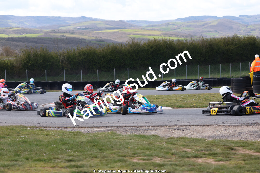 KA100 — 28 & 29/03/2026 : 2ème manche Championnat du Sud 2026 à Belmont sur Rance (photos Stéphane Agnus) 2026 — karting