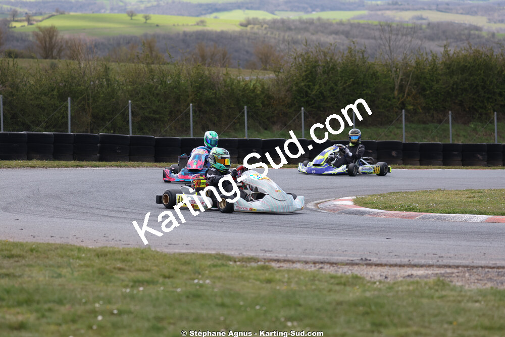 Liam BERDINEL — 28 & 29/03/2026 : 2ème manche Championnat du Sud 2026 à Belmont sur Rance (photos Stéphane Agnus) 2026 — karting