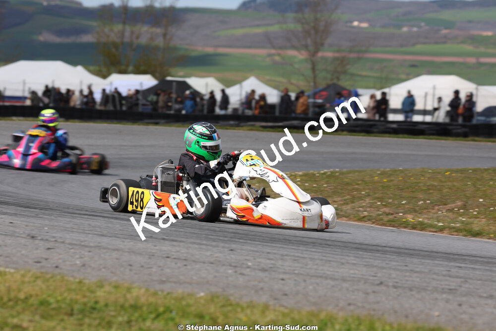 Hugo BERGERON — 28 & 29/03/2026 : 2ème manche Championnat du Sud 2026 à Belmont sur Rance (photos Stéphane Agnus) 2026 — karting
