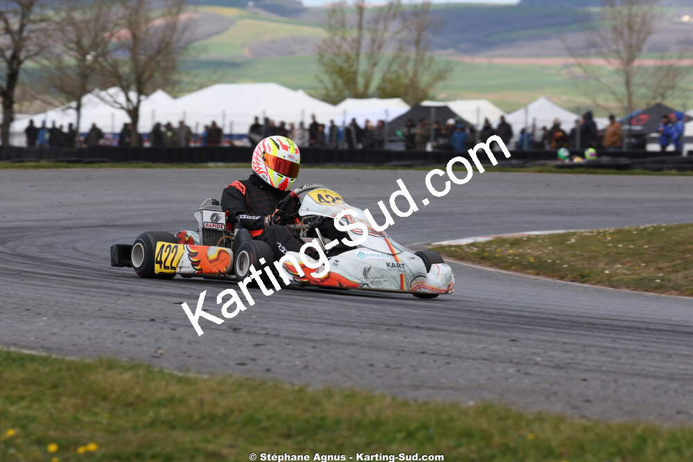 Clément VIGNAL — 28 & 29/03/2026 : 2ème manche Championnat du Sud 2026 à Belmont sur Rance (photos Stéphane Agnus) 2026 — karting
