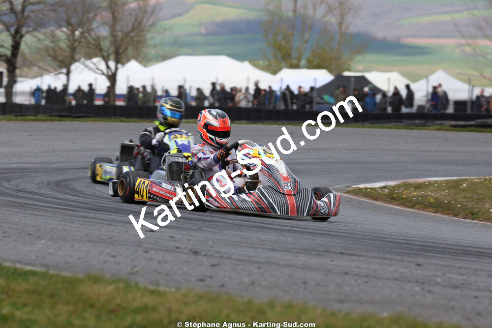 Arthur BENOIT — 28 & 29/03/2026 : 2ème manche Championnat du Sud 2026 à Belmont sur Rance (photos Stéphane Agnus) 2026 — karting