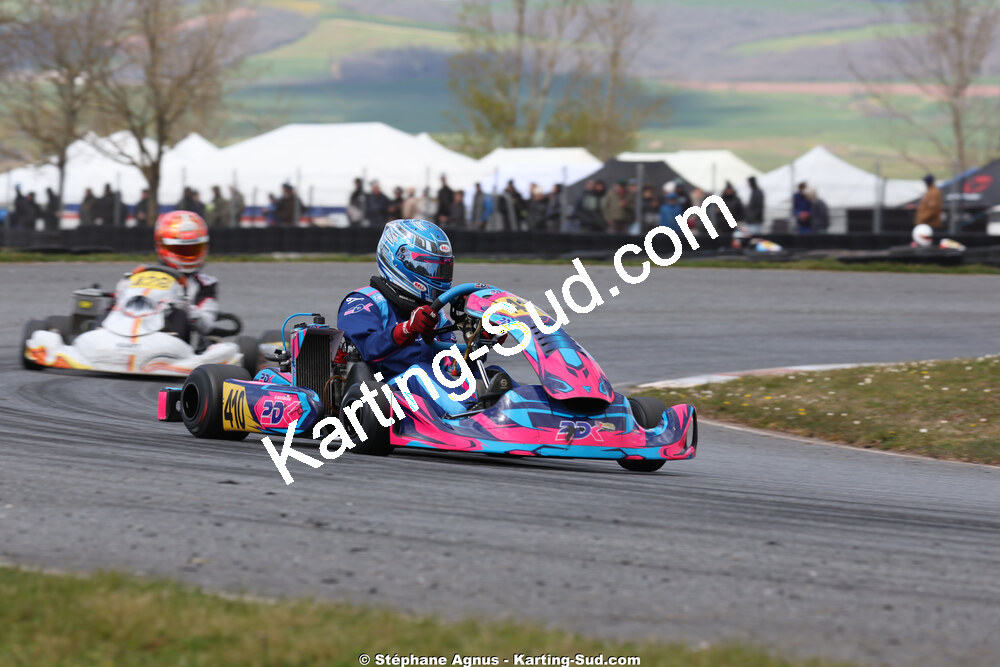Noam BOUSBAINE — 28 & 29/03/2026 : 2ème manche Championnat du Sud 2026 à Belmont sur Rance (photos Stéphane Agnus) 2026 — karting