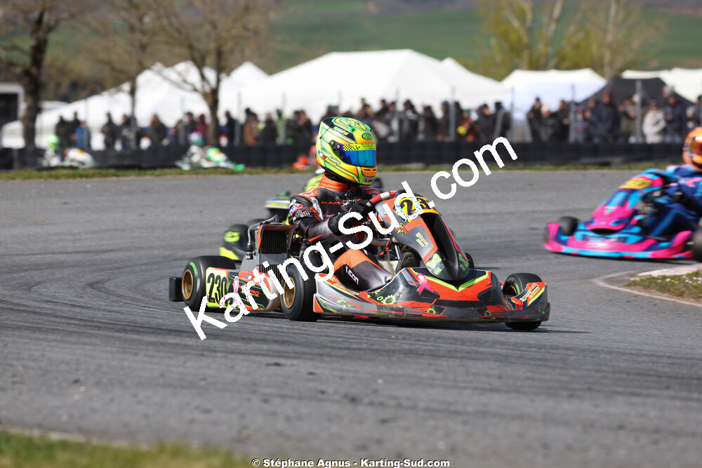 Gabriel HUGON — 28 & 29/03/2026 : 2ème manche Championnat du Sud 2026 à Belmont sur Rance (photos Stéphane Agnus) 2026 — karting