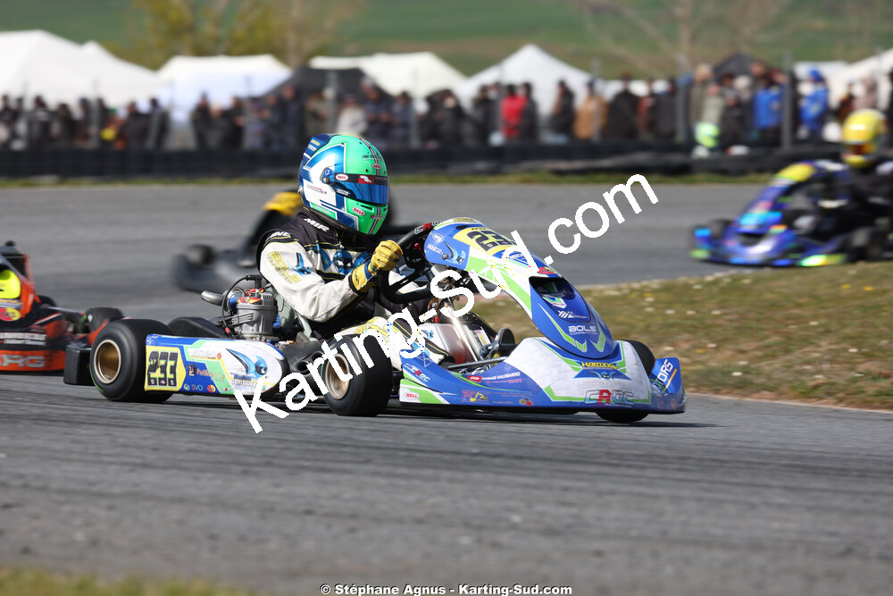 Maxime MOURGUES — 28 & 29/03/2026 : 2ème manche Championnat du Sud 2026 à Belmont sur Rance (photos Stéphane Agnus) 2026 — karting