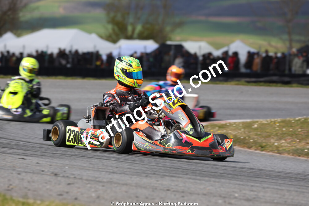Gabriel HUGON — 28 & 29/03/2026 : 2ème manche Championnat du Sud 2026 à Belmont sur Rance (photos Stéphane Agnus) 2026 — karting