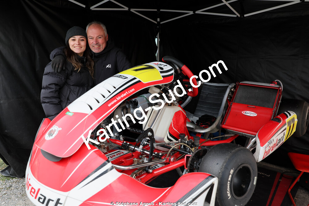 Marine APOUX, Philippe APOUX — 28 & 29/03/2026 : 2ème manche Championnat du Sud 2026 à Belmont sur Rance (photos Stéphane Agnus) 2026 — karting