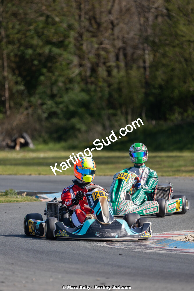 05/04/2026 : 2ème manche de l’Atlantic Trophée à Layrac (photos Marc Belly) 2026 — karting