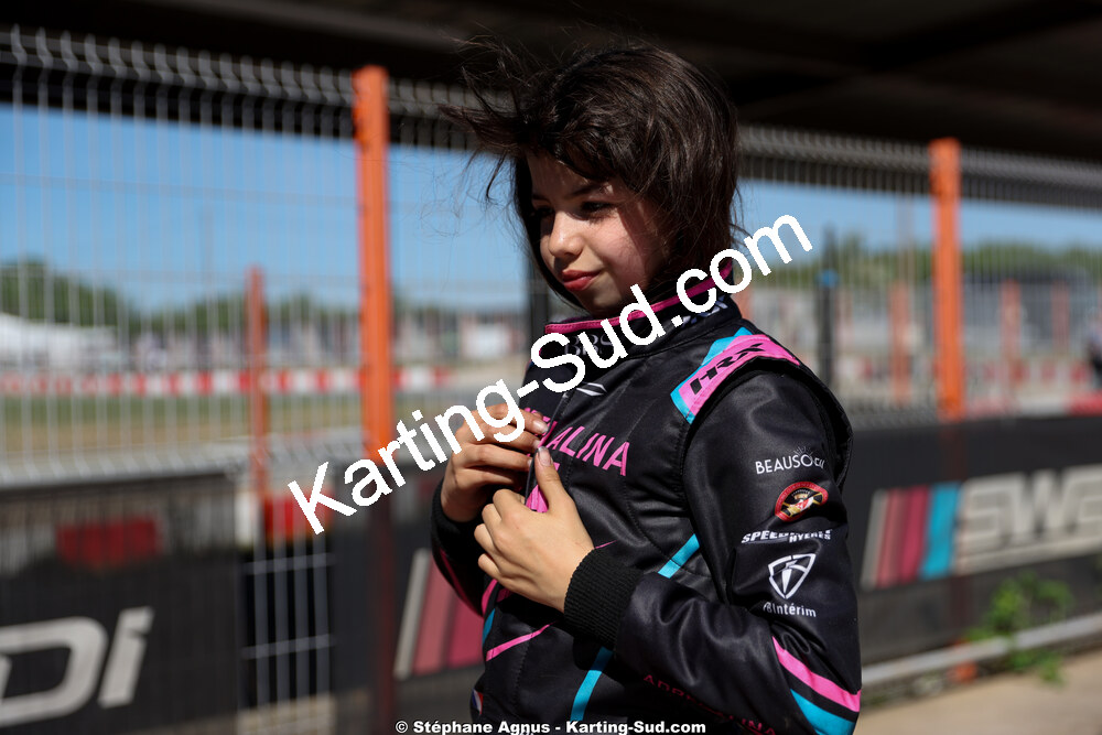 Lina SALAMANCA — 18 & 19/04/2026 : 3ème manche du Championnat de Ligue PACA à Brignoles (photos Stéphane Agnus) 2026 — karting