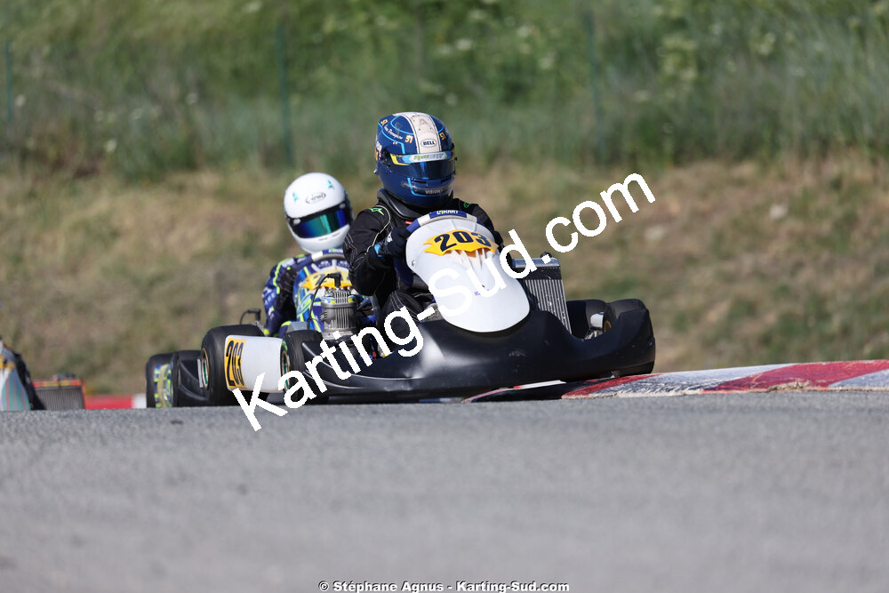18 & 19/04/2026 : 3ème manche du Championnat de Ligue PACA à Brignoles (photos Stéphane Agnus) 2026 — karting