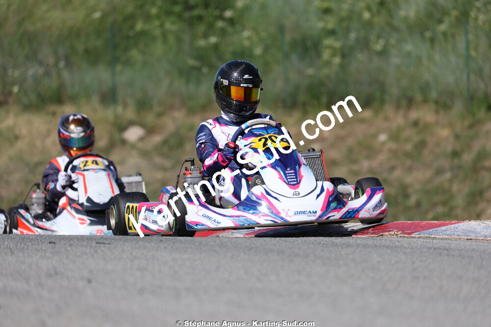 18 & 19/04/2026 : 3ème manche du Championnat de Ligue PACA à Brignoles (photos Stéphane Agnus) 2026 — karting