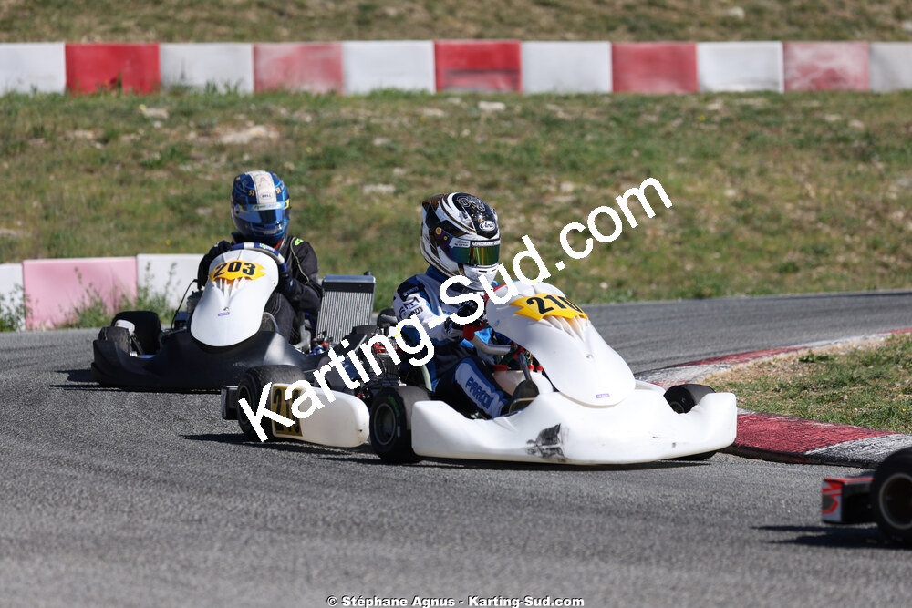 18 & 19/04/2026 : 3ème manche du Championnat de Ligue PACA à Brignoles (photos Stéphane Agnus) 2026 — karting