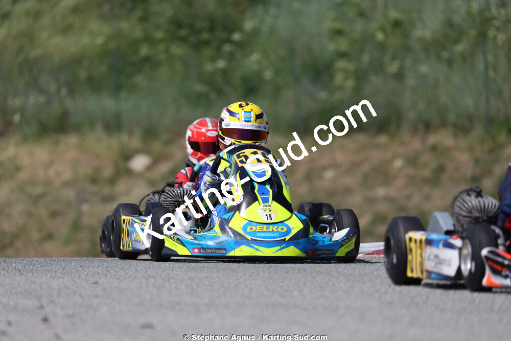 18 & 19/04/2026 : 3ème manche du Championnat de Ligue PACA à Brignoles (photos Stéphane Agnus) 2026 — karting