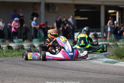 Raphaël TEISSIER — 25 & 26/04/2026 : 3ème manche du Championnat du Sud à Alès (photos Stéphane Agnus) 2026 — karting