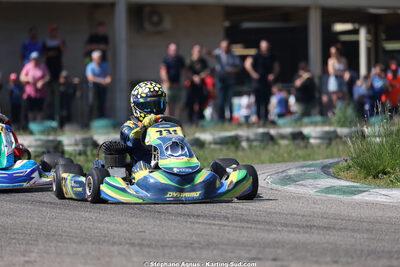 Dayan SERANO — 25 & 26/04/2026 : 3ème manche du Championnat du Sud à Alès (photos Stéphane Agnus) 2026 — karting