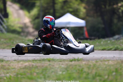 Mathieu FOURNIL — 25 & 26/04/2026 : 3ème manche du Championnat du Sud à Alès (photos Stéphane Agnus) 2026 — karting
