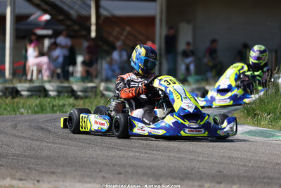 Sébastien ANDRES — 25 & 26/04/2026 : 3ème manche du Championnat du Sud à Alès (photos Stéphane Agnus) 2026 — karting
