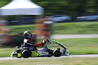 Sébastien ANDRES — 25 & 26/04/2026 : 3ème manche du Championnat du Sud à Alès (photos Stéphane Agnus) 2026 — karting