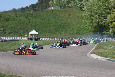 KA100 — 25 & 26/04/2026 : 3ème manche du Championnat du Sud à Alès (photos Stéphane Agnus) 2026 — karting