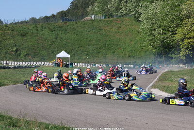 KA100 — 25 & 26/04/2026 : 3ème manche du Championnat du Sud à Alès (photos Stéphane Agnus) 2026 — karting