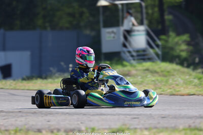 Gabin BONAFOS — 25 & 26/04/2026 : 3ème manche du Championnat du Sud à Alès (photos Stéphane Agnus) 2026 — karting