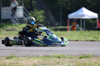 Dayan SERANO — 25 & 26/04/2026 : 3ème manche du Championnat du Sud à Alès (photos Stéphane Agnus) 2026 — karting