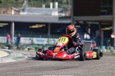 Matheo COURBIERES — 25 & 26/04/2026 : 3ème manche du Championnat du Sud à Alès (photos Stéphane Agnus) 2026 — karting