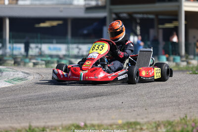 Matheo COURBIERES — 25 & 26/04/2026 : 3ème manche du Championnat du Sud à Alès (photos Stéphane Agnus) 2026 — karting