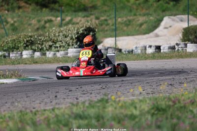 Matheo COURBIERES — 25 & 26/04/2026 : 3ème manche du Championnat du Sud à Alès (photos Stéphane Agnus) 2026 — karting