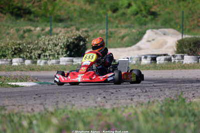 Matheo COURBIERES — 25 & 26/04/2026 : 3ème manche du Championnat du Sud à Alès (photos Stéphane Agnus) 2026 — karting