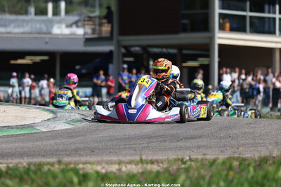 Raphaël TEISSIER — 25 & 26/04/2026 : 3ème manche du Championnat du Sud à Alès (photos Stéphane Agnus) 2026 — karting