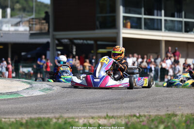 Raphaël TEISSIER — 25 & 26/04/2026 : 3ème manche du Championnat du Sud à Alès (photos Stéphane Agnus) 2026 — karting
