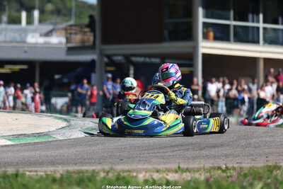 Gabin BONAFOS — 25 & 26/04/2026 : 3ème manche du Championnat du Sud à Alès (photos Stéphane Agnus) 2026 — karting