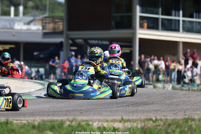 Dayan SERANO — 25 & 26/04/2026 : 3ème manche du Championnat du Sud à Alès (photos Stéphane Agnus) 2026 — karting