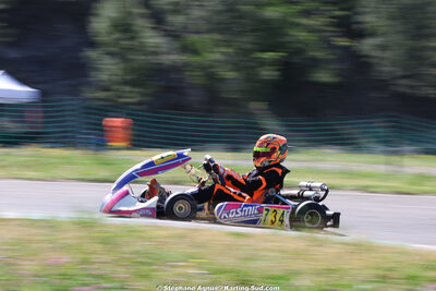 Raphaël TEISSIER — 25 & 26/04/2026 : 3ème manche du Championnat du Sud à Alès (photos Stéphane Agnus) 2026 — karting