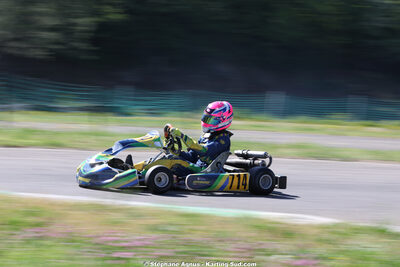 Gabin BONAFOS — 25 & 26/04/2026 : 3ème manche du Championnat du Sud à Alès (photos Stéphane Agnus) 2026 — karting