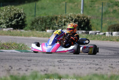 Raphaël TEISSIER — 25 & 26/04/2026 : 3ème manche du Championnat du Sud à Alès (photos Stéphane Agnus) 2026 — karting
