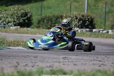 Dayan SERANO — 25 & 26/04/2026 : 3ème manche du Championnat du Sud à Alès (photos Stéphane Agnus) 2026 — karting