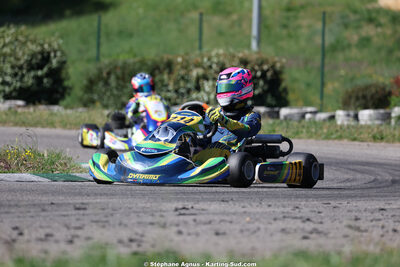 Gabin BONAFOS — 25 & 26/04/2026 : 3ème manche du Championnat du Sud à Alès (photos Stéphane Agnus) 2026 — karting