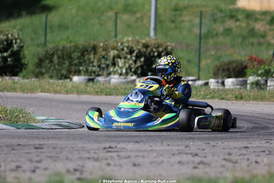 Dayan SERANO — 25 & 26/04/2026 : 3ème manche du Championnat du Sud à Alès (photos Stéphane Agnus) 2026 — karting