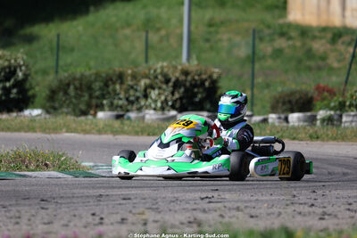 Gabriel RINAUDO — 25 & 26/04/2026 : 3ème manche du Championnat du Sud à Alès (photos Stéphane Agnus) 2026 — karting