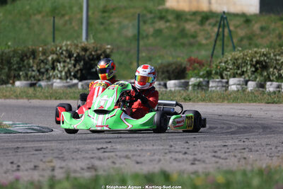 Eliott CAHUZAC — 25 & 26/04/2026 : 3ème manche du Championnat du Sud à Alès (photos Stéphane Agnus) 2026 — karting